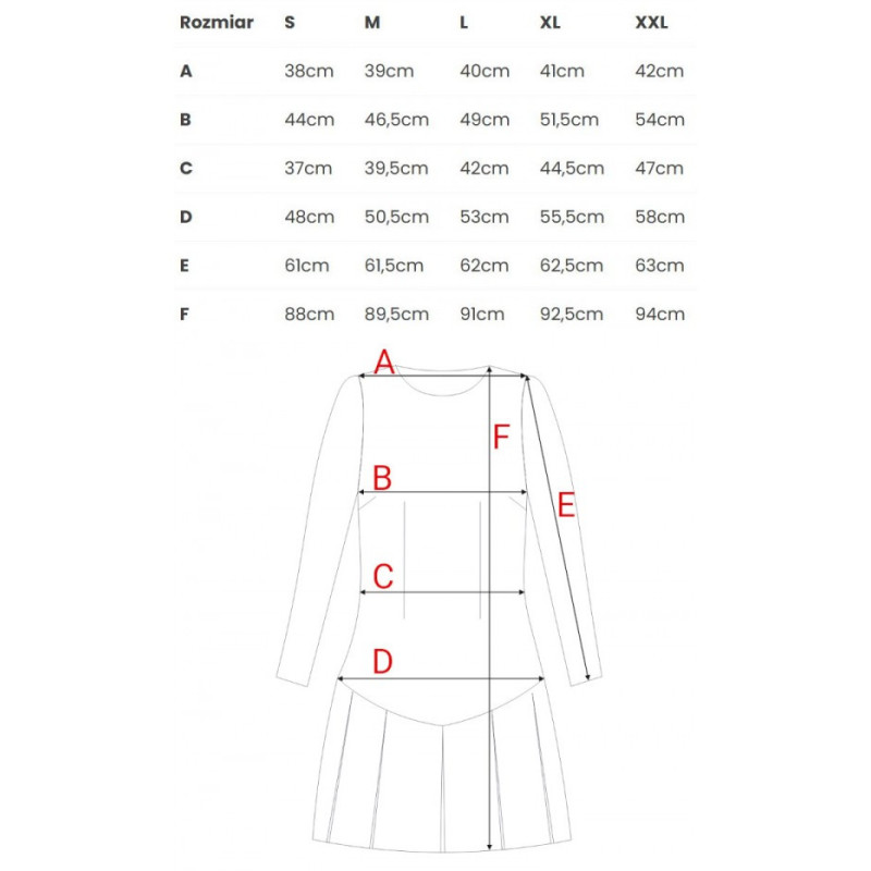 M872 Sukienka z kontrafałdami - beżowa