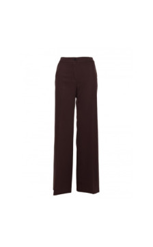 M875 Spodnie z szerokimi nogawkami - brązowe