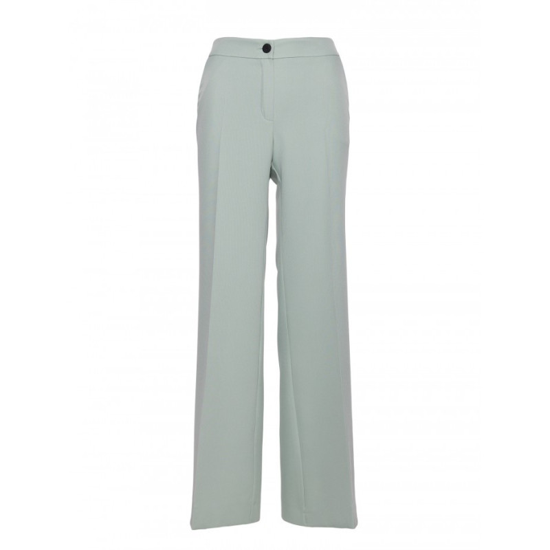 M875 Spodnie z szerokimi nogawkami - miętowe
