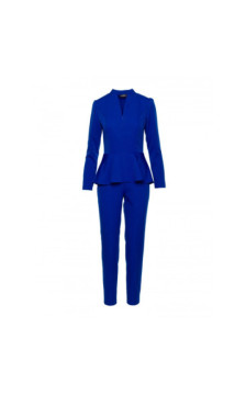 M878 Kombinezon z baskinką - chabrowy