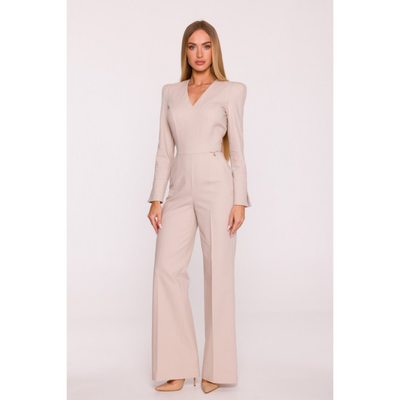 M883 Kombinezon denim - beżowy