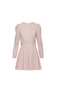 M884 Sukienka denim - beżowa