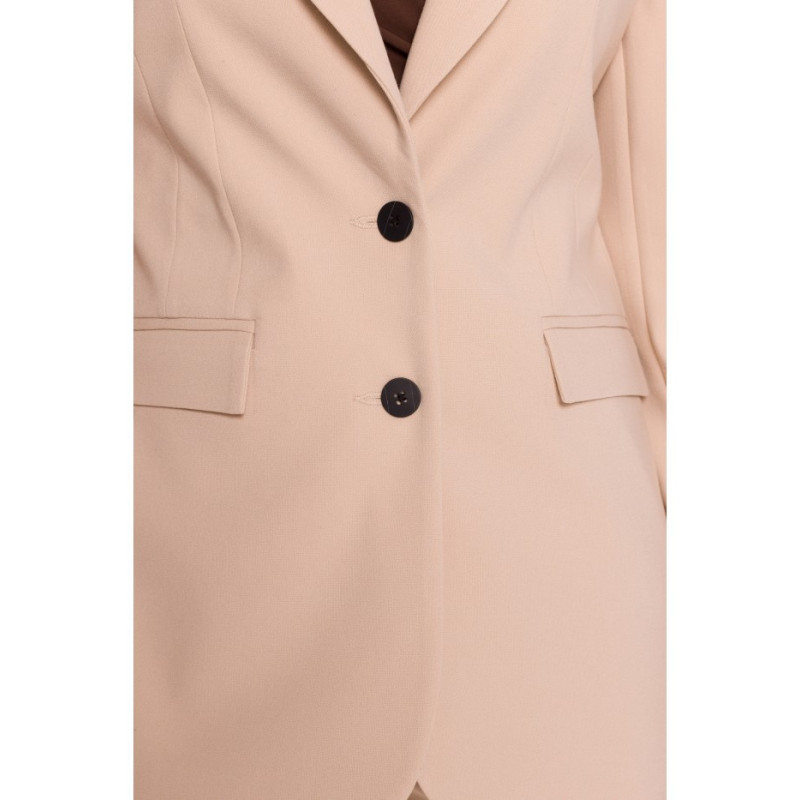 S417 Taliowana marynarka - beżowa