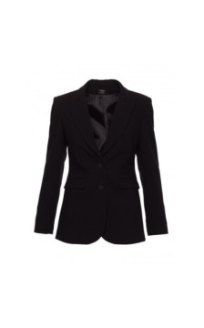 S417 Taliowana marynarka - czarna