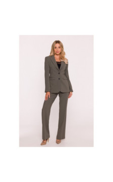 S417 Taliowana marynarka - khaki