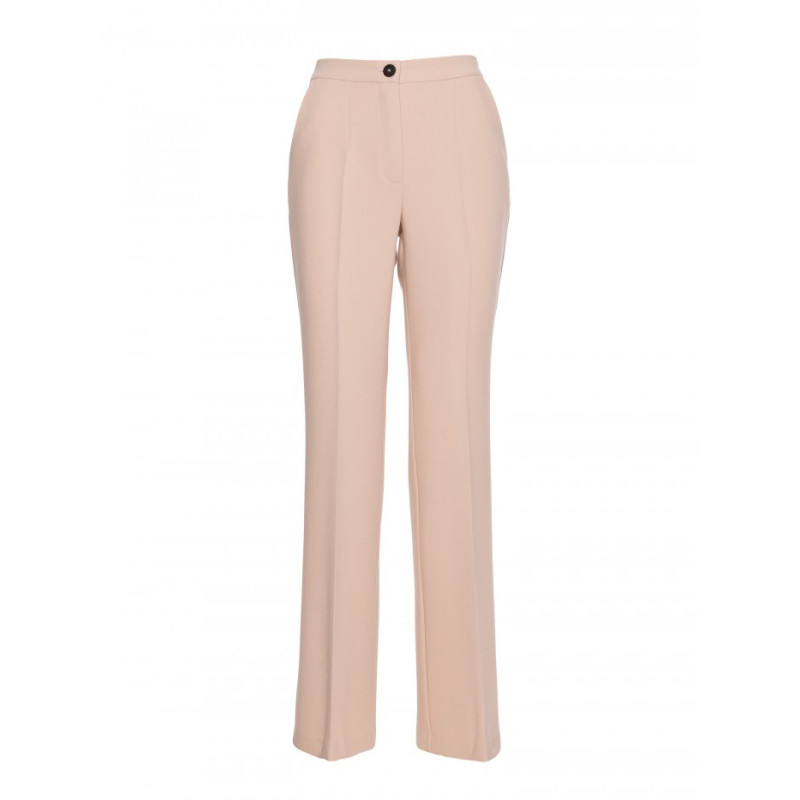 S418 Spodnie garniturowe - beżowe