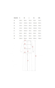 S420 Kombinezon z żabotem - czarny