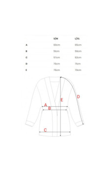 B297 Blezer narzutka z paskiem - bordowy