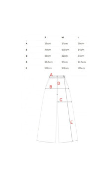 B302 Spodnie z dzianiny z nadrukiem - model 1