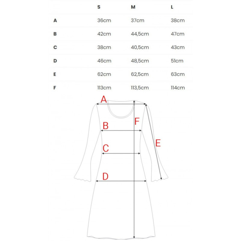 B308 Sukienka midi z dzianiny prążkowanej z dekoltem - czarna