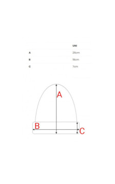 M897 Czapka splot warkocz - bordowa