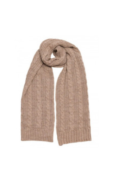 M898 Szal splot warkocz - beżowy