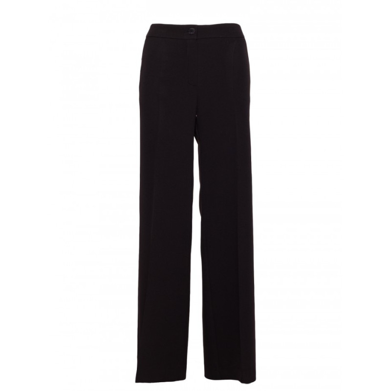 M875 Spodnie z szerokimi nogawkami - czarne