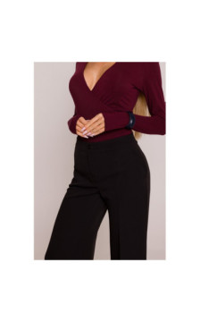 M875 Spodnie z szerokimi nogawkami - czarne