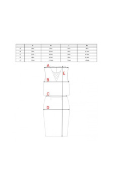 S422 Sukienka ze wstawką z koronki - czarna