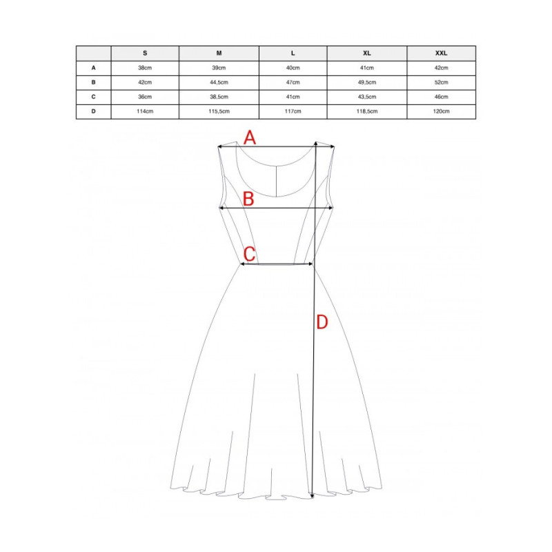 S424 Sukienka rozkloszowana - czarna