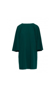 S426 Sukienka z rękawami kimonowymi - zielona