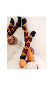 Milena puuvillased sokid põlvini