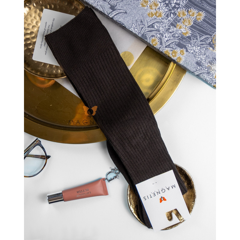 Magnetis puuvillased sokid põlvini