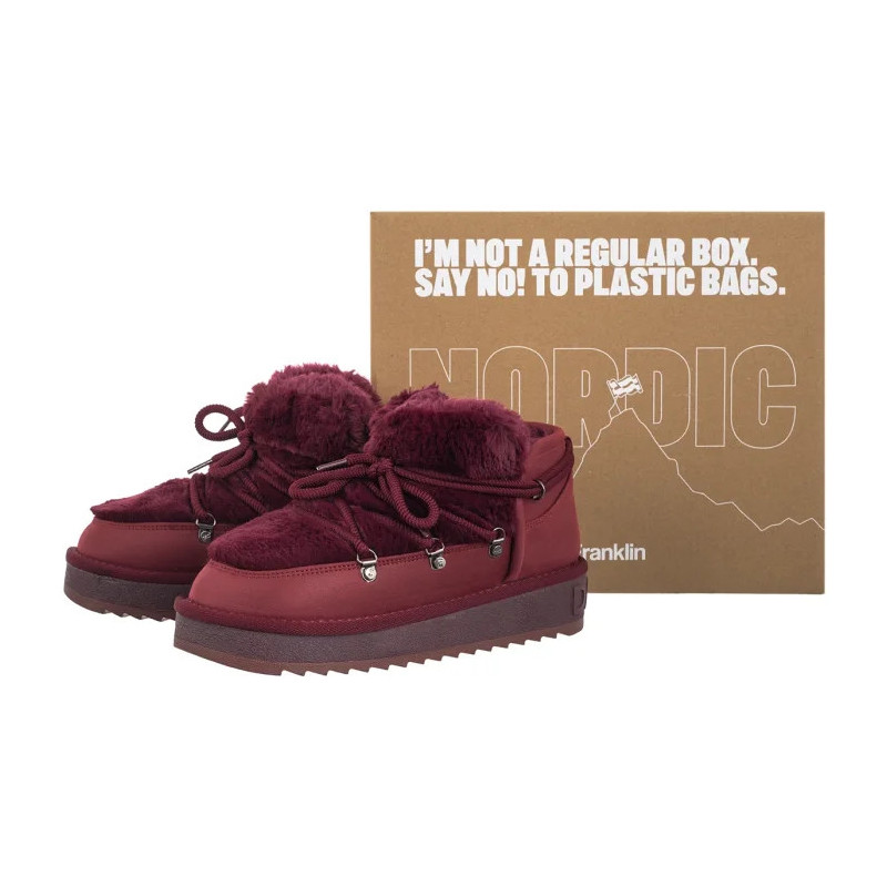 D.Franklin Nordic Trk Fur Low Burgundy DFSH370011-BURG (DF4-e) kingad