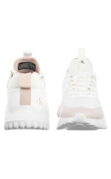 Calvin Klein Eva Runner Laceup Sock Mat Mix Bright White/Crystal Grey YW0YW02064 0I8 (CK727-a) spordijalatsid