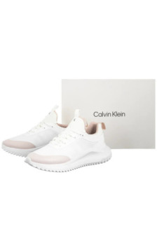 Calvin Klein Eva Runner Laceup Sock Mat Mix Bright White/Crystal Grey YW0YW02064 0I8 (CK727-a) spordijalatsid