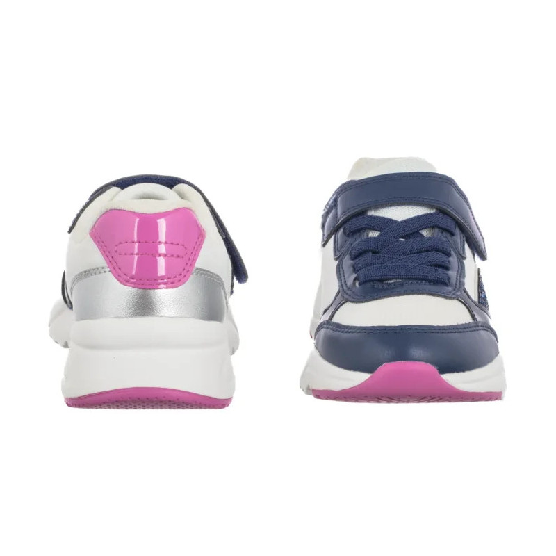 Geox J Loftus A - Gbk+Nylon White/Dk Royal J46M2A 0FU54 C1Z4R (GE204-b) spordijalatsid