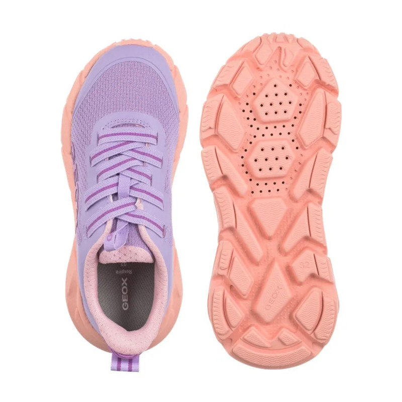 Geox J Flexyper Fast A - Mesh+Trans Lilac/Lt Coral J55N5A 0149J C8R7Q (GE248-a) spordijalatsid