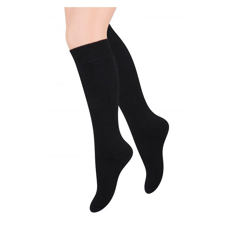 Steven puuvillased sokid põlvini