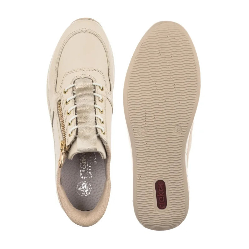 Rieker Beżowe N1156-60 (RI349-a) spordijalatsid