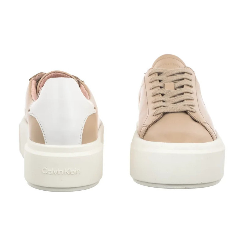 Calvin Klein Flatform Lace Up Lth Mg Crystal Grey YW0YW01928 ABH (CK710-c) kingad