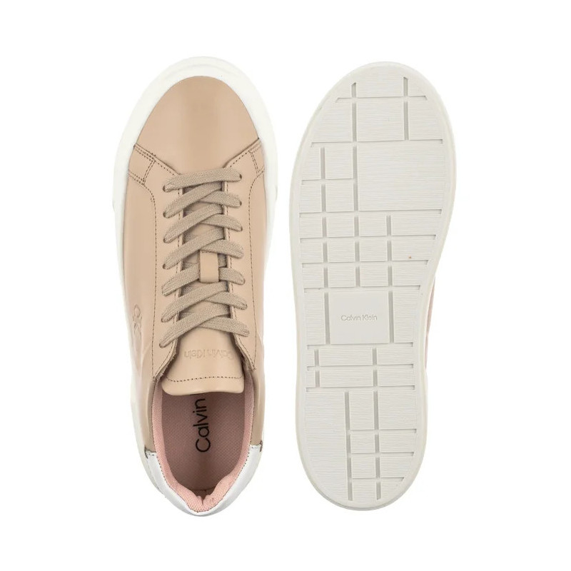 Calvin Klein Flatform Lace Up Lth Mg Triple Bright White YW0YW01928 0K4 (CK710-c) kingad