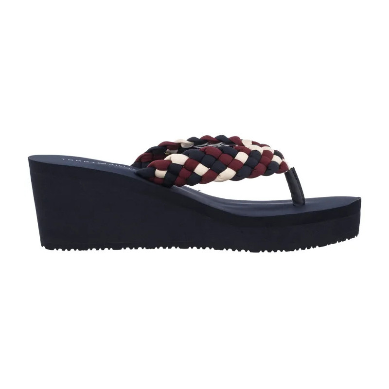 Tommy Hilfiger TH Wedge Braided Summer Sandal Rwb FW0FW09198 0GY (TH1441-a) kingad