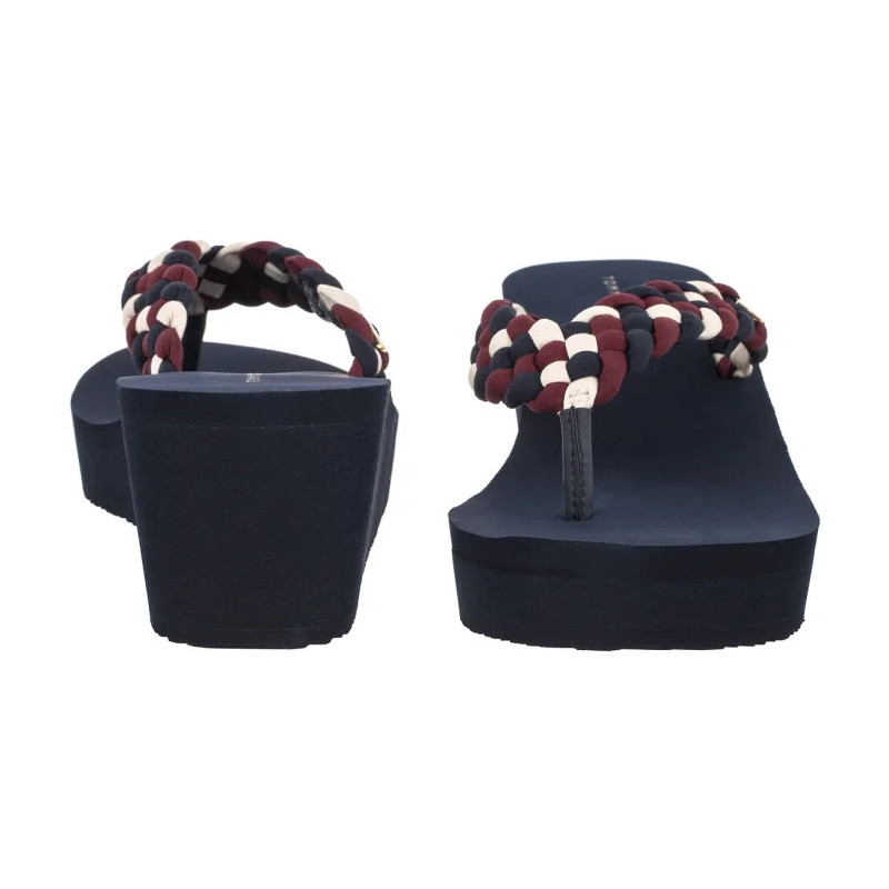 Tommy Hilfiger TH Wedge Braided Summer Sandal Rwb FW0FW09198 0GY (TH1441-a) kingad