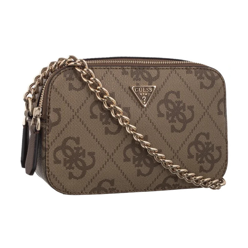 Guess Noelle II Crossbody Camera HWSO96 72140 Latte Logo/Brown (GU857-a) käekott