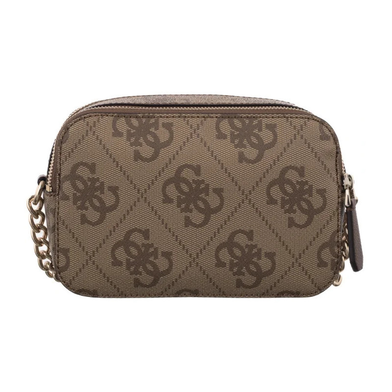 Guess Noelle II Crossbody Camera HWSO96 72140 Latte Logo/Brown (GU857-a) käekott