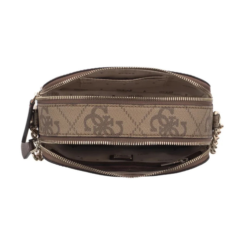 Guess Noelle II Crossbody Camera HWSO96 72140 Latte Logo/Brown (GU857-a) käekott