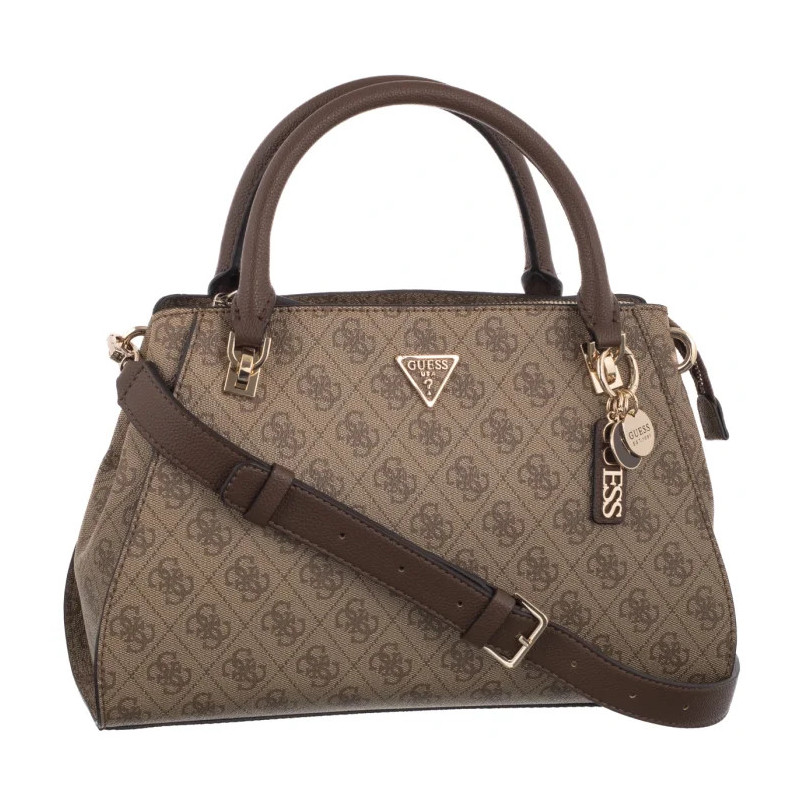 Guess Noelle II Luxury Satchel HWBG96 72070 Latte Logo/Brown (GU794-b) käekott