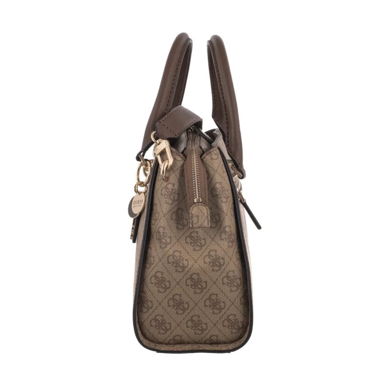 Guess Noelle II Luxury Satchel HWBG96 72070 Latte Logo/Brown (GU794-b) käekott