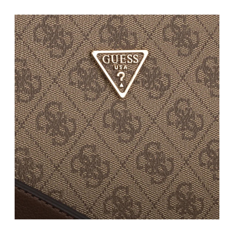 Guess Noelle II Luxury Satchel HWBG96 72070 Latte Logo/Brown (GU794-b) käekott