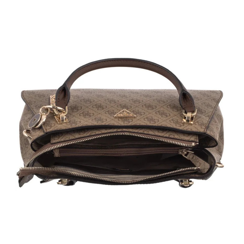 Guess Noelle II Luxury Satchel HWBG96 72070 Latte Logo/Brown (GU794-b) käekott