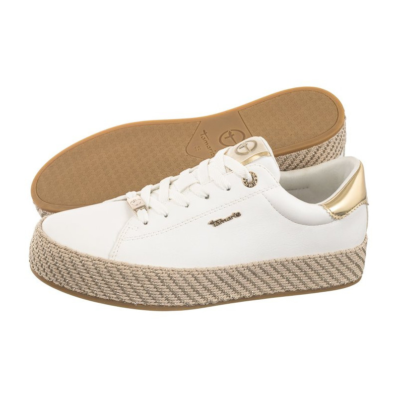Tamaris Białe 1-23713-42 190 White/Gold (TM479-a) kingad