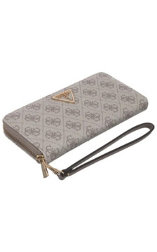 Guess Laurel II Slg Large Zip Around SWSG74 59146 Dark Taupe Logo (GU775-c) käekott