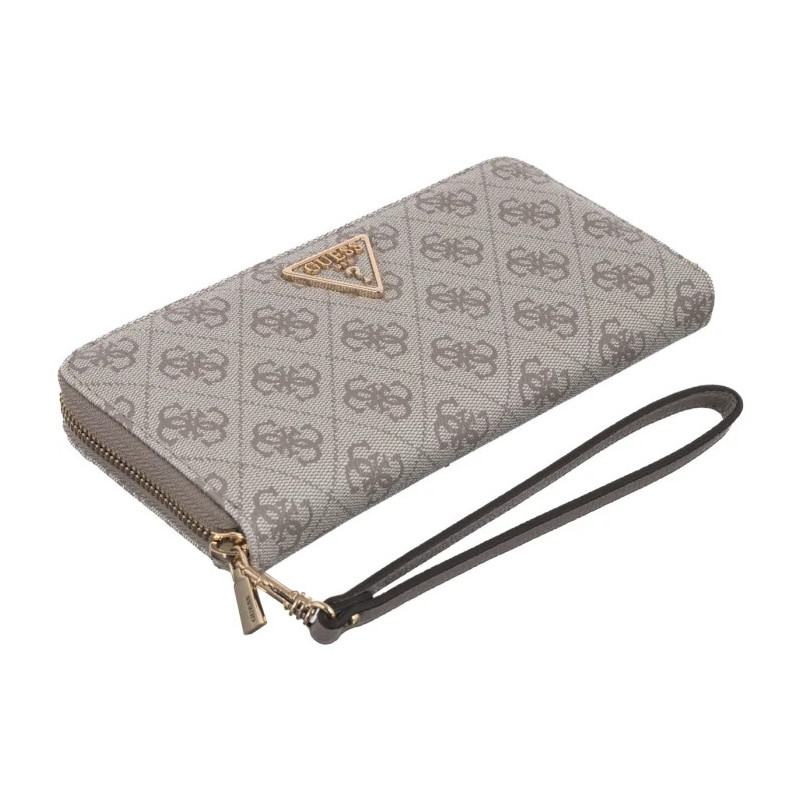 Guess Laurel II Slg Large Zip Around SWSG74 59146 Dark Taupe Logo (GU775-c) käekott