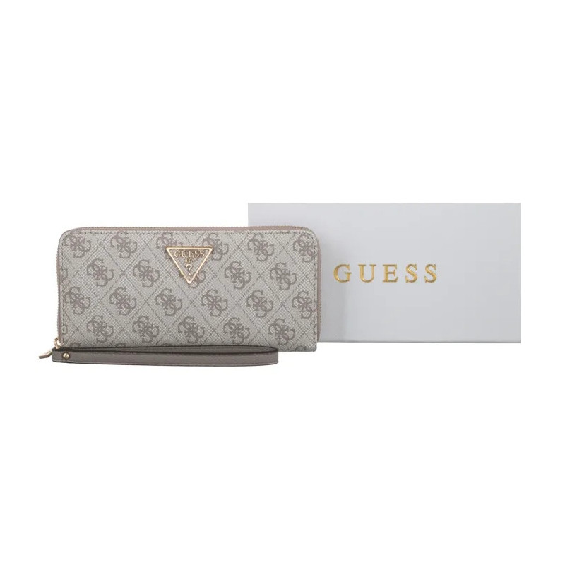 Guess Laurel II Slg Large Zip Around SWSG74 59146 Dark Taupe Logo (GU775-c) käekott