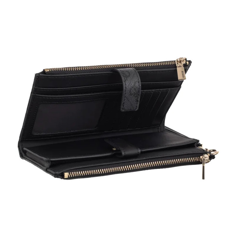 Guess Laurel II Slg Dbl Zip Organizer SWSG74 59157 Coal Logo (GU861-a) käekott