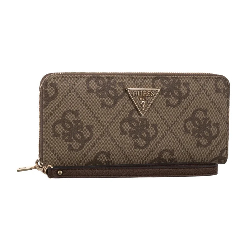 Guess Laurel II Slg Large Zip Around SWSO74 59146 Latte Logo/Brown (GU860-b) käekott