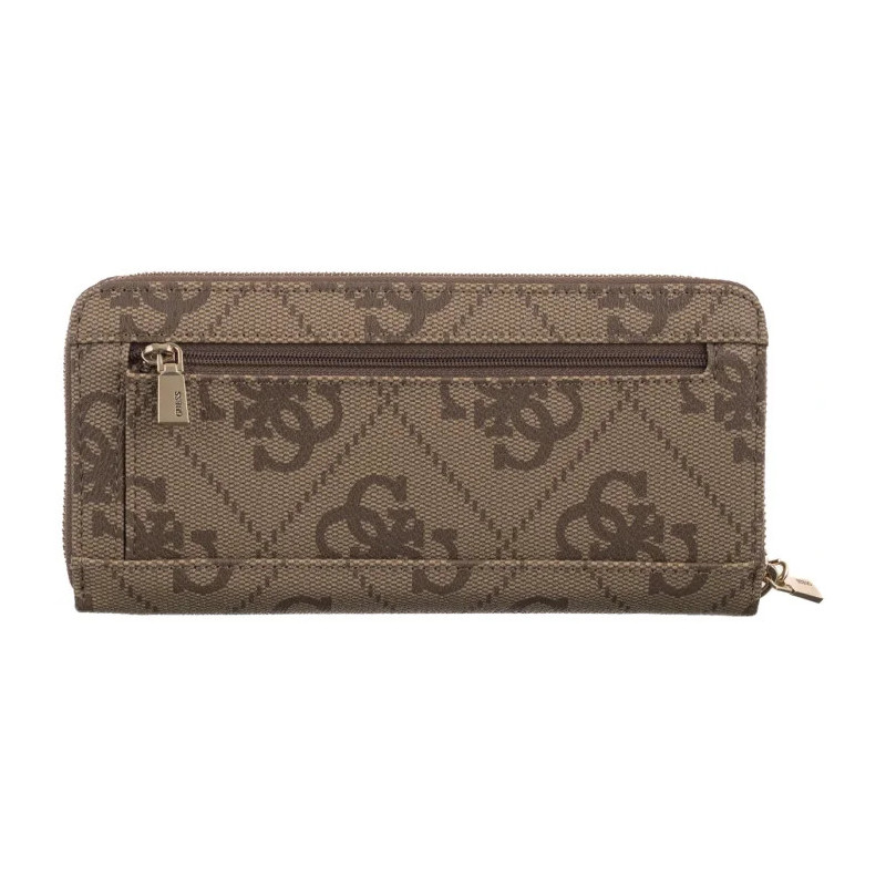 Guess Laurel II Slg Large Zip Around SWSO74 59146 Latte Logo/Brown (GU860-b) käekott