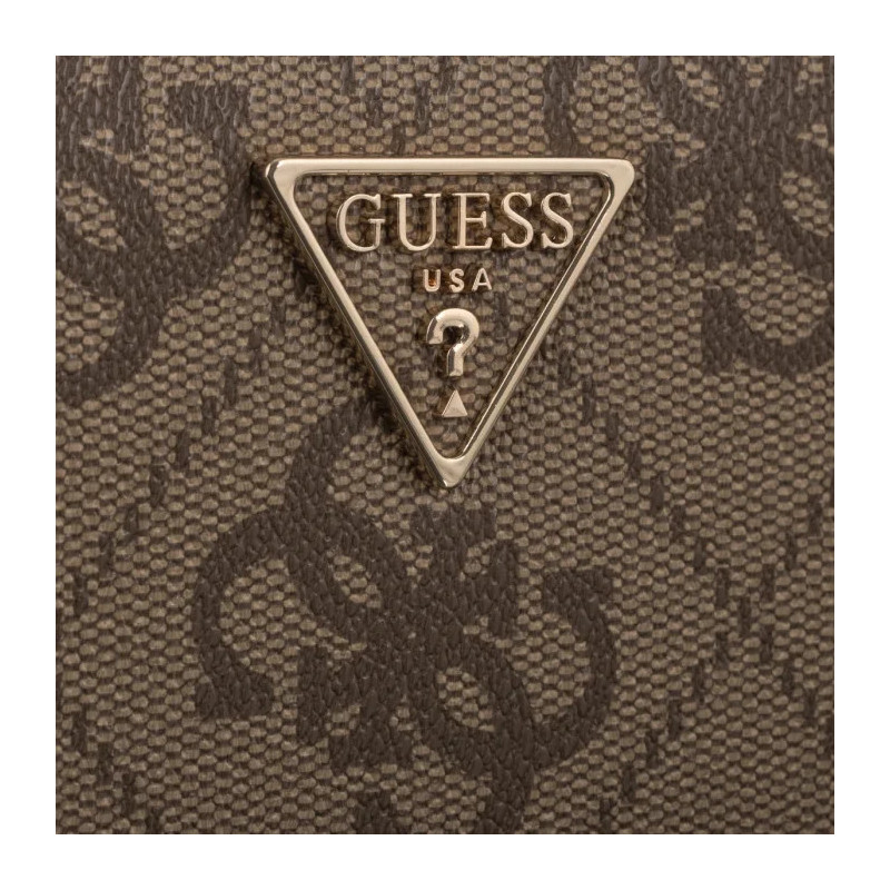 Guess Laurel II Slg Large Zip Around SWSO74 59146 Latte Logo/Brown (GU860-b) käekott