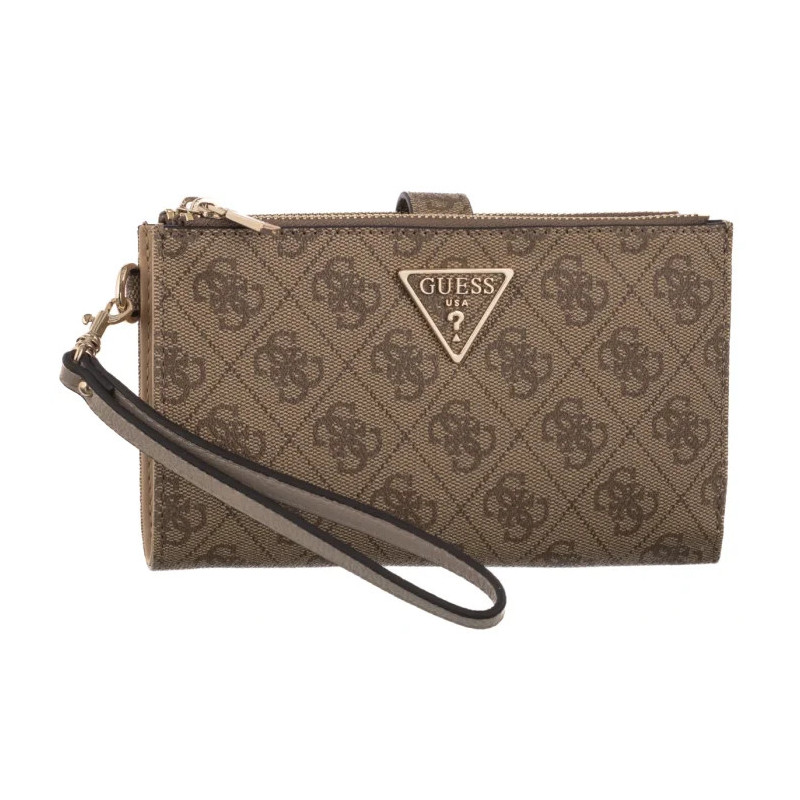 Guess Laurel II Slg Dbl Zip Organizer SWSG74 59157 Latte Logo (GU861-c) käekott